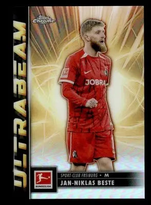 2025 Topps Chrome Bundesliga #UB-2 Jan-Niklas Beste Ultrabeam - Soccer Card Single