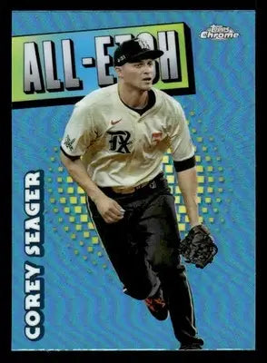 2025 Topps Chrome #CAE-13 Corey Seager Chrome All-Etch - Baseball Card Single