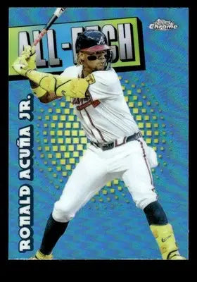 2025 Topps Chrome #CAE-8 Ronald Acuna Jr. Chrome All-Etch - Baseball Card Single