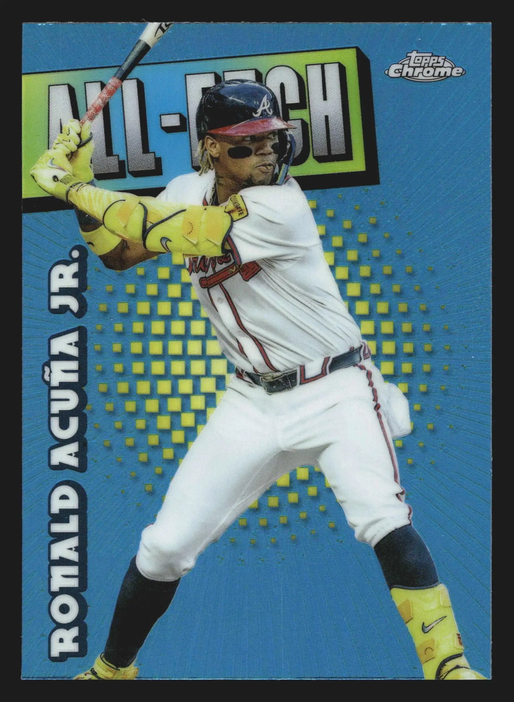 2025 Topps Chrome #CAE-8 Ronald Acuna Jr Atlanta Braves All-Etch Insert
