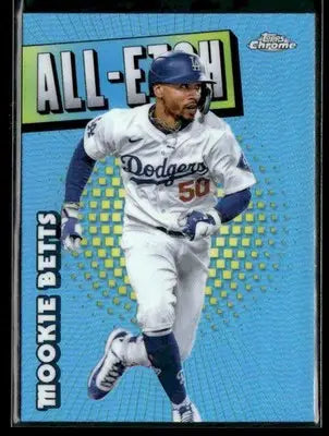 2025 Topps Chrome #CAE-9 Mookie Betts Chrome All-Etch - Baseball Card Single