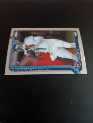 2025 Topps Chrome Cam Ward RC #314. Titans. NRMT+ - Football Card Single