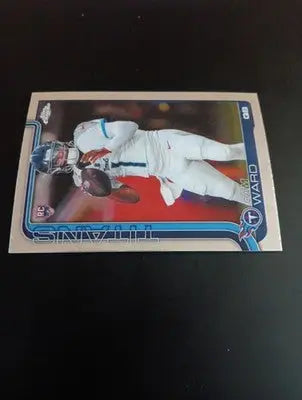 2025 Topps Chrome Cam Ward RC #314. Titans. NRMT+ - Football Card Single