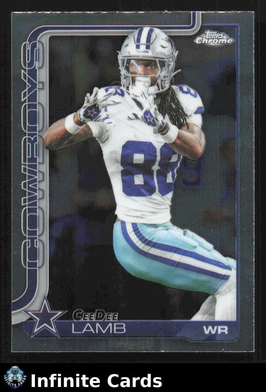 2025 Topps Chrome CEEDEE LAMB #76 Dallas Cowboys - Football Card Single