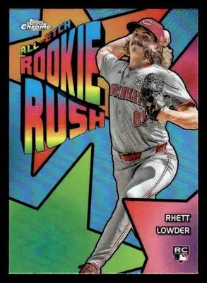 2025 Topps Chrome #CERR-9 Rhett Lowder Chrome All-Etch Rookie Rush - Baseball Card Single
