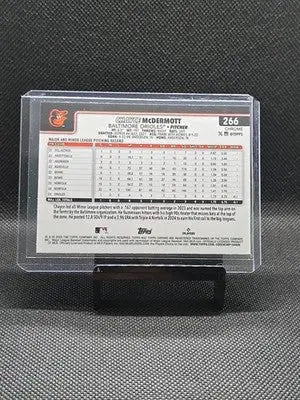 2025 Topps Chrome - Chayce McDermott RC Prizm Refractor Baltimore Orioles #266 - Baseball Card Single