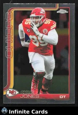 2025 Topps Chrome CHRIS JONES #153 Chrome Kansas City Chiefs