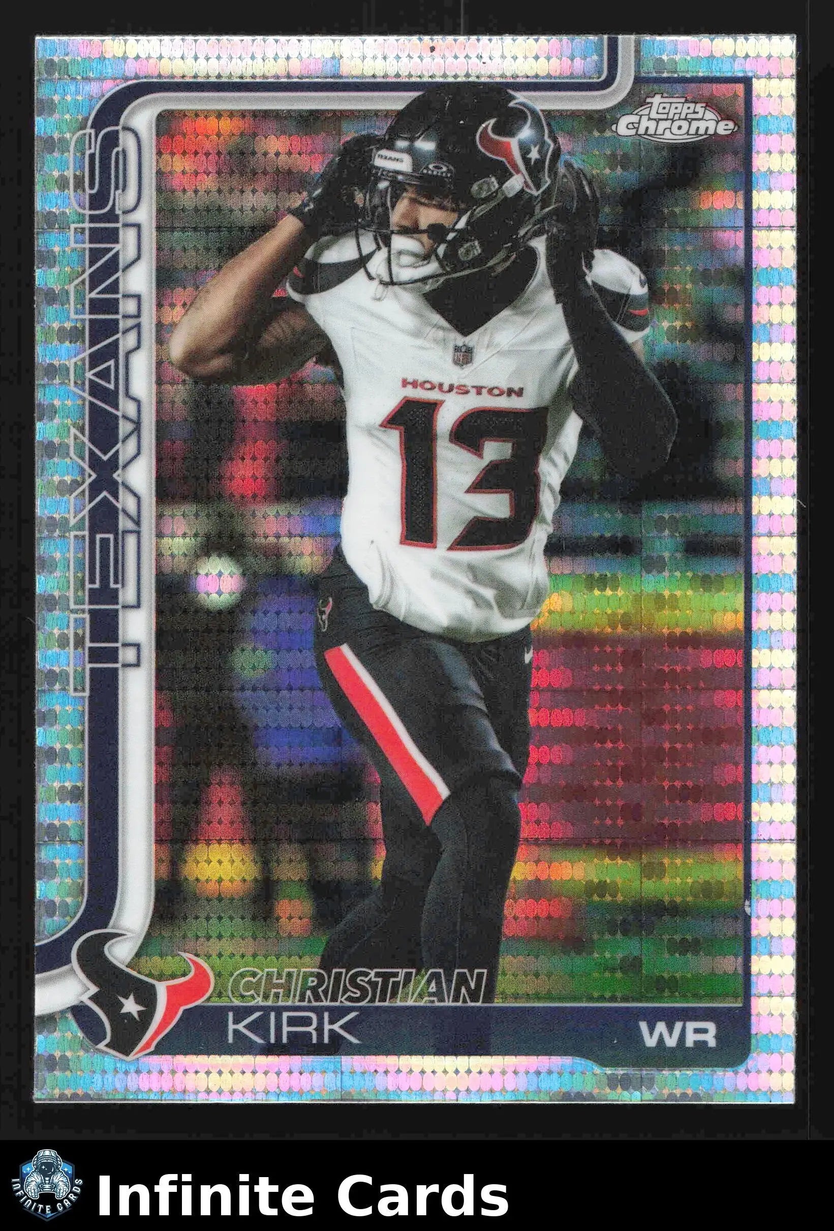 2025 Topps Chrome CHRISTIAN KIRK #117 Pulsar Houston Texans - Football Card Single