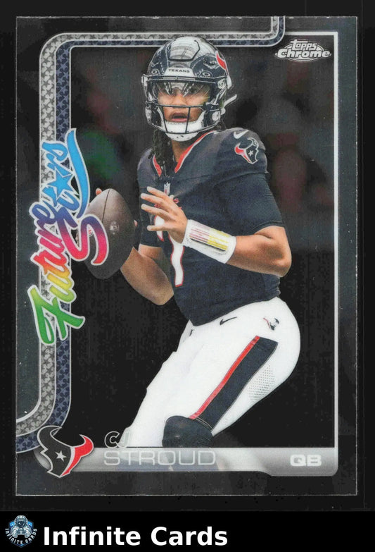 2025 Topps Chrome CJ STROUD #FS-16 Future Stars Houston Texans - Football Card Single