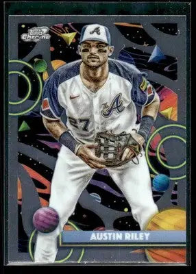 2025 Topps Chrome Cosmic Austin Riley #87 Atlanta Braves