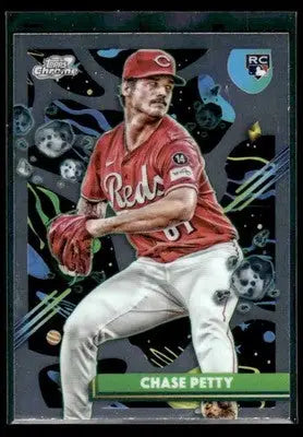 2025 Topps Chrome Cosmic Chase Petty #31 RC Cincinnati Reds
