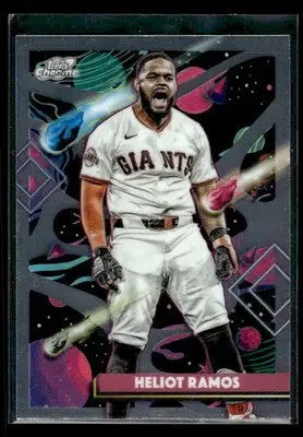 2025 Topps Chrome Cosmic Heliot Ramos #41 San Francisco Giants