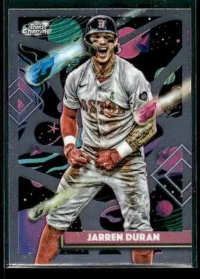 2025 Topps Chrome Cosmic Jarren Duran #115 Boston Red Sox