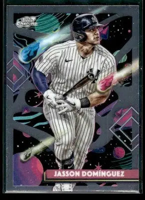 2025 Topps Chrome Cosmic Jasson Domínguez #133 New York Yankees