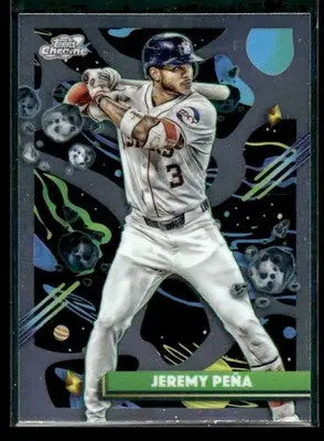 2025 Topps Chrome Cosmic Jeremy Peña #89 Houston Astros
