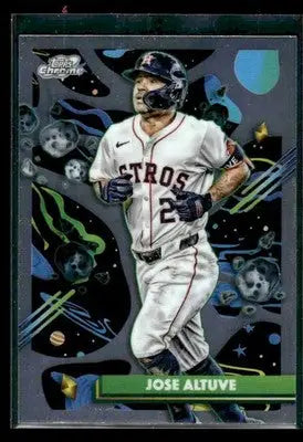 2025 Topps Chrome Cosmic Jose Altuve #22 Houston Astros - Baseball Card Single