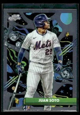 2025 Topps Chrome Cosmic Juan Soto #143 New York Mets