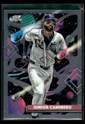 2025 Topps Chrome Cosmic Junior Caminero #148 Tampa Bay Rays