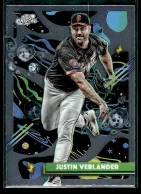 2025 Topps Chrome Cosmic Justin Verlander #66 San Francisco Giants