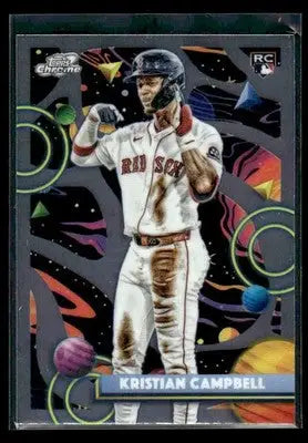 2025 Topps Chrome Cosmic Kristian Campbell #47 RC Boston Red Sox