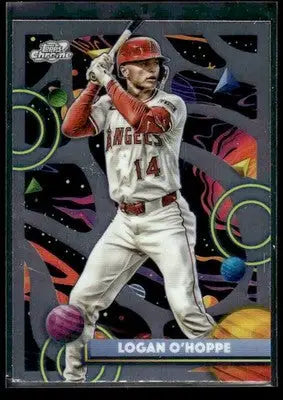 2025 Topps Chrome Cosmic Logan O’Hoppe #161 Los Angeles Angels