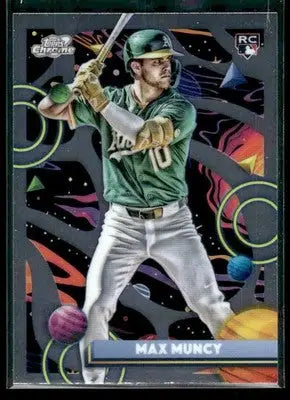 2025 Topps Chrome Cosmic Max Muncy #40 RC Athletics