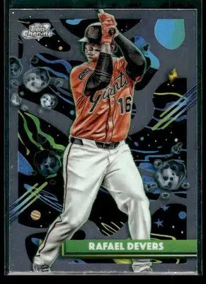 2025 Topps Chrome Cosmic Rafael Devers #186 San Francisco Giants - Baseball Card Single