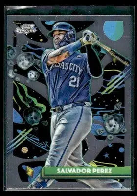 2025 Topps Chrome Cosmic Salvador Perez #63 Kansas City Royals