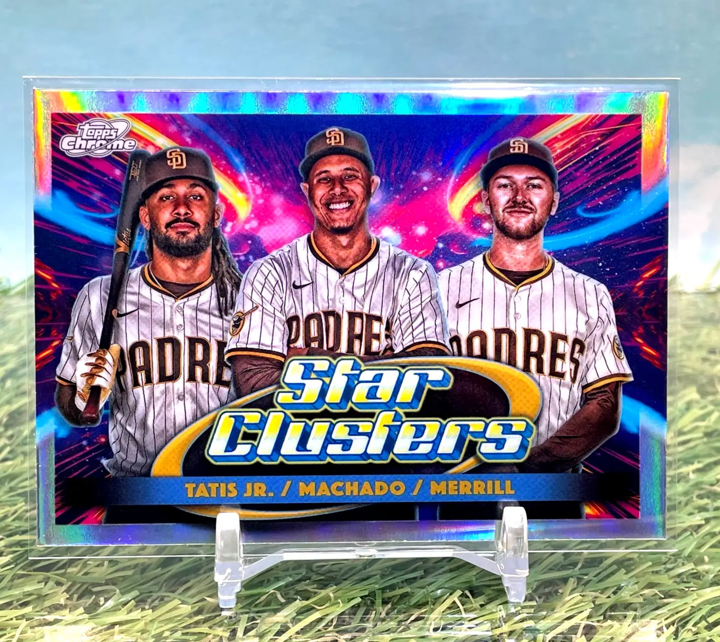 2025 Topps Chrome Cosmic Tatis/Machado/Merrill Star Clusters SAN DIEGO PADRES - Baseball Card Single
