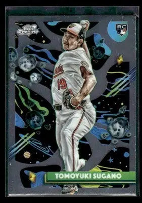 2025 Topps Chrome Cosmic Tomoyuki Sugano #152 RC Baltimore Orioles