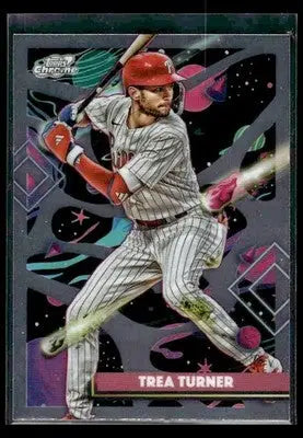 2025 Topps Chrome Cosmic Trea Turner #123 Philadelphia Phillies