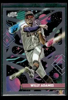 2025 Topps Chrome Cosmic Willy Adames #196 San Francisco Giants