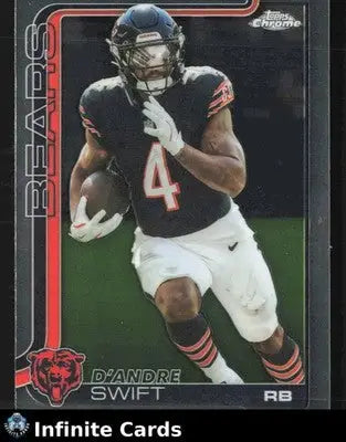 2025 Topps Chrome D’ANDRE SWIFT #53 Chicago Bears