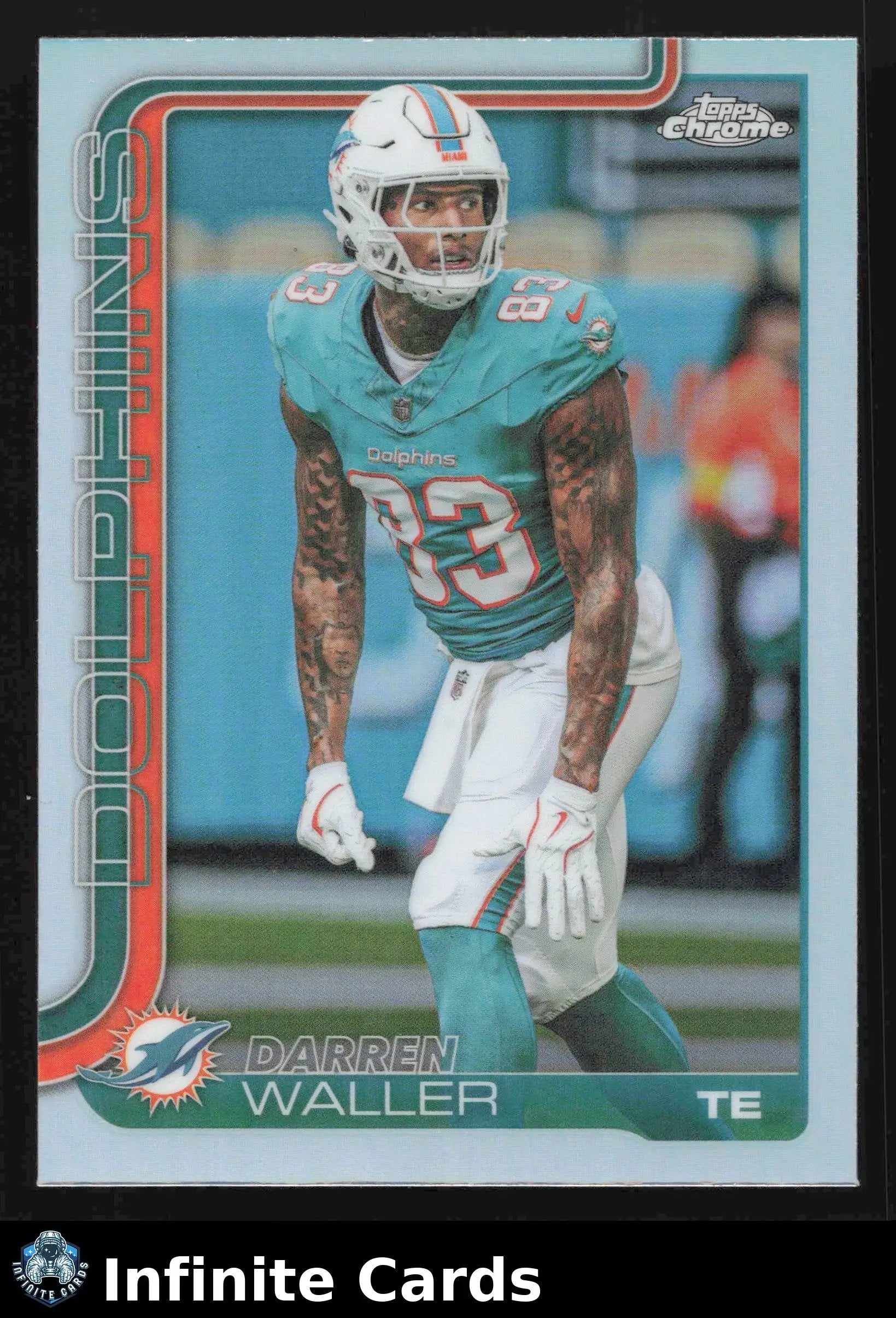 2025 Topps Chrome DARREN WALLER #193 Refractor Miami Dolphins - Football Card Single