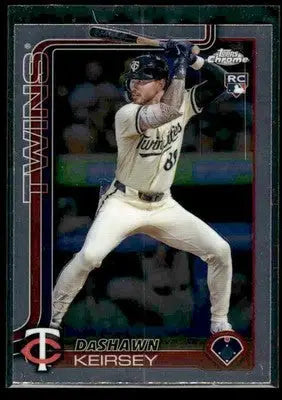 2025 Topps Chrome DaShawn Keirsey #19 RC Minnesota Twins