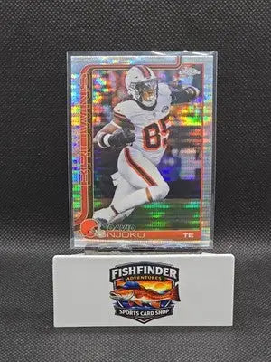 2025 Topps Chrome - David Njoku #69 Pulsar Refractor