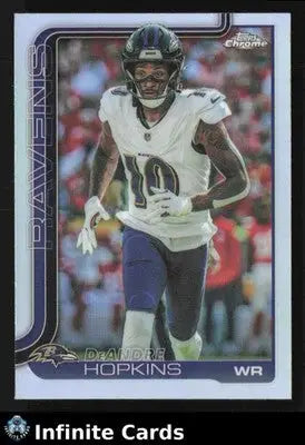 2025 Topps Chrome DEANDRE HOPKINS #20 Refractor Baltimore Ravens