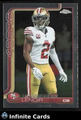 2025 Topps Chrome DEOMMODORE LENOIR #269 Chrome San Francisco 49ers