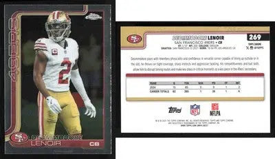 2025 Topps Chrome DEOMMODORE LENOIR #269 Chrome San Francisco 49ers - Football Card Single