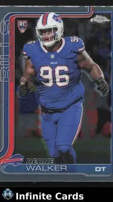2025 Topps Chrome DEONE WALKER #360 Buffalo Bills RC - Football Card Single