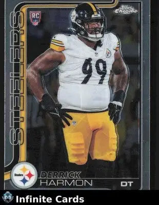 2025 Topps Chrome DERRICK HARMON #361 Chrome Pittsburgh Steelers RC