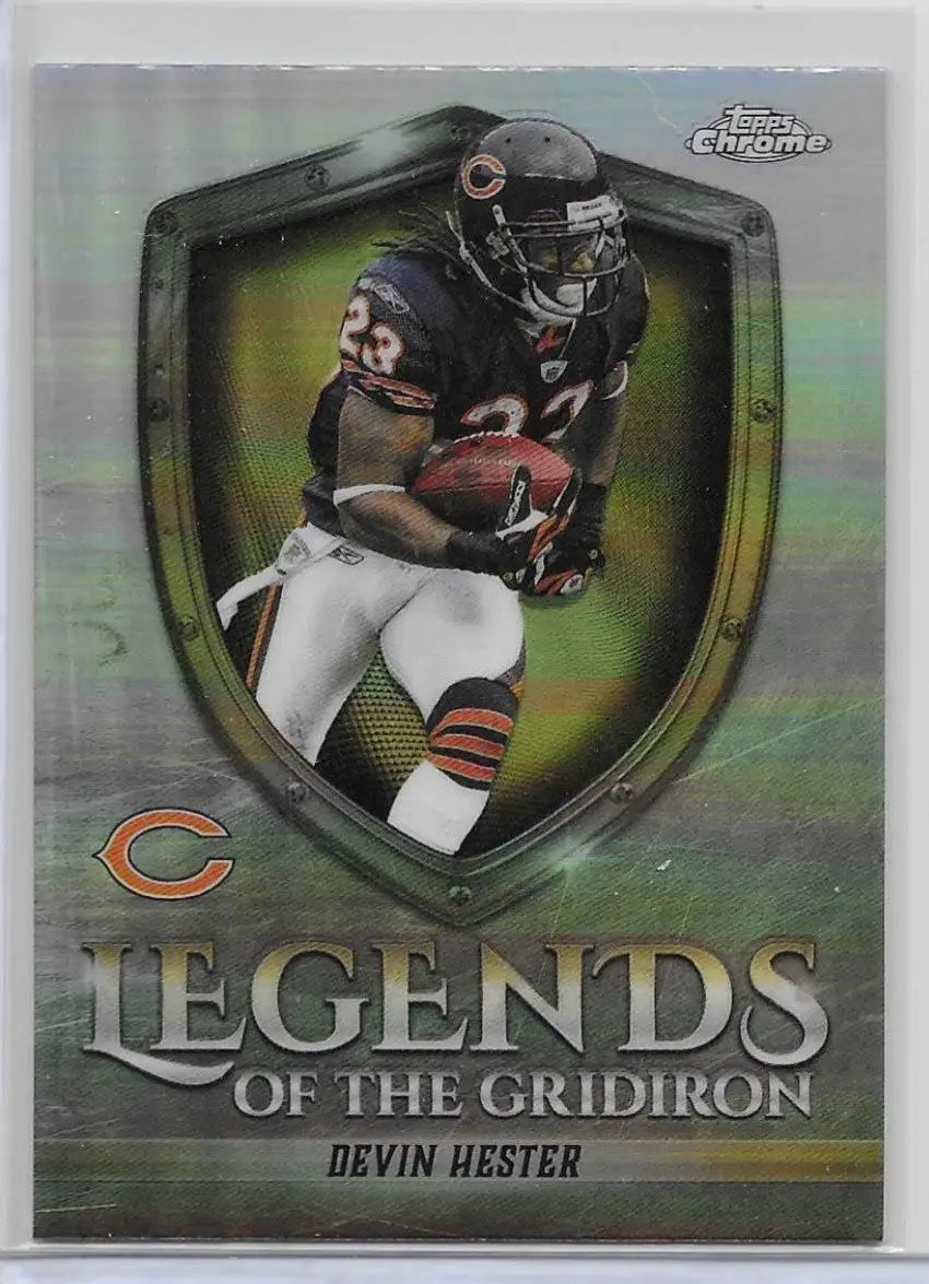 2025 Topps Chrome Devin Hester Legends of The Gridiron Silver Refractor (1201) - Football Card Single