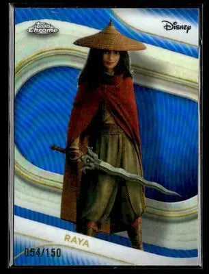2025 Topps Chrome Disney #192 Raya Blue #054/150 - Non-Sports Card Single