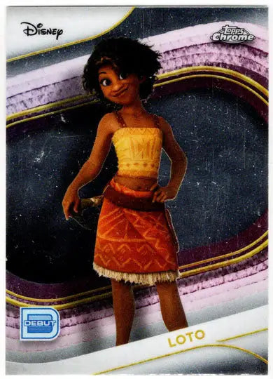 2025 Topps Chrome Disney Base Card 12 Loto - Non-Sports Card Single