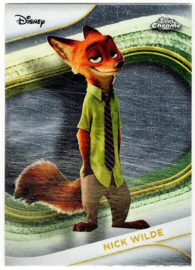 2025 Topps Chrome Disney Base Card 167 Nick Wilde - Non-Sports Card Single