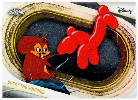 2025 Topps Chrome Disney Base Card 23 Bucky The Squirrel - Non-Sports Card Single