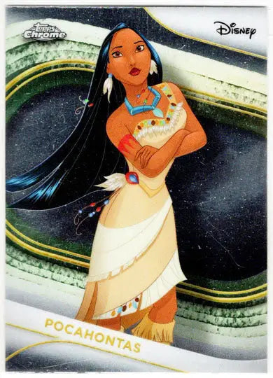 2025 Topps Chrome Disney Base Card 30 Pocahontas - Non-Sports Card Single