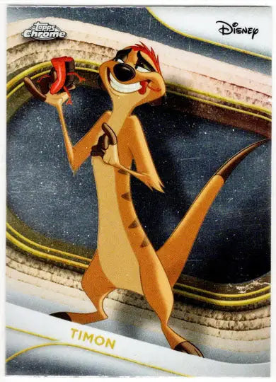 2025 Topps Chrome Disney Base Card 98 Timon - Non-Sports Card Single