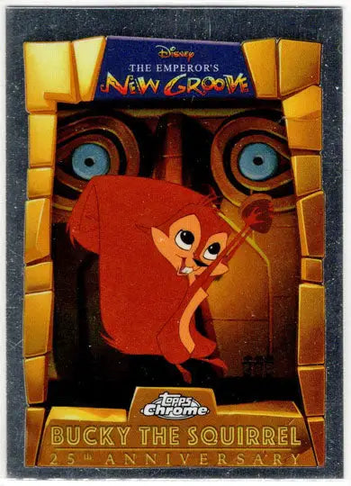 2025 Topps Chrome Disney Emperor’s New Groove Insert Card EMP-10 Bucky Squirrel - Non-Sports Card Single
