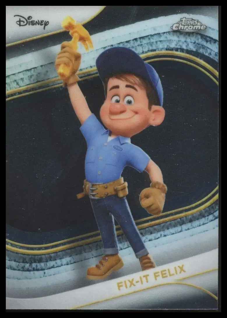 2025 Topps Chrome Disney Fix It Felix #66 Wreck It Ralph Pixar Trading Card - Non-Sports Card Single